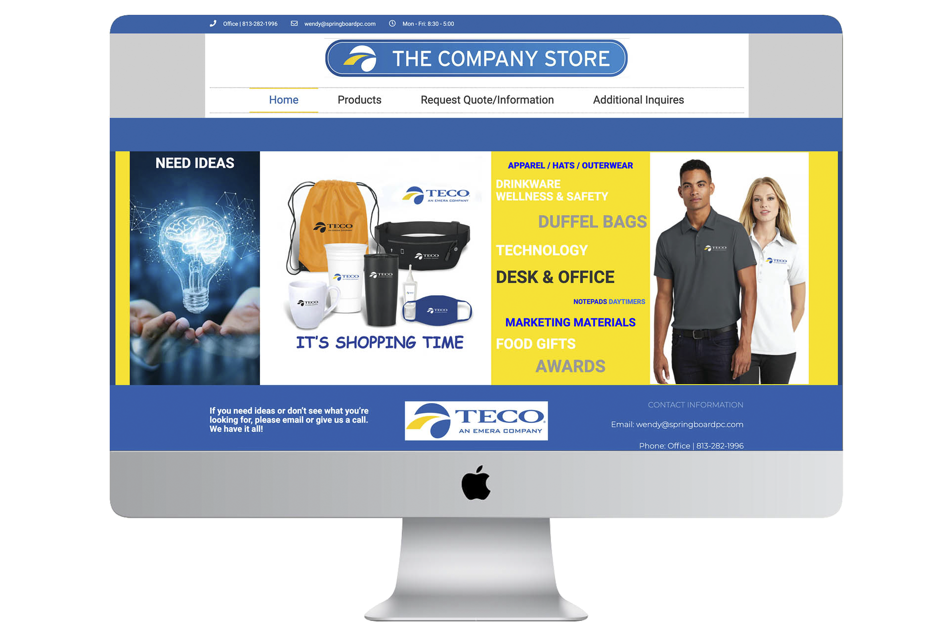 Ecommerce Website for TECO