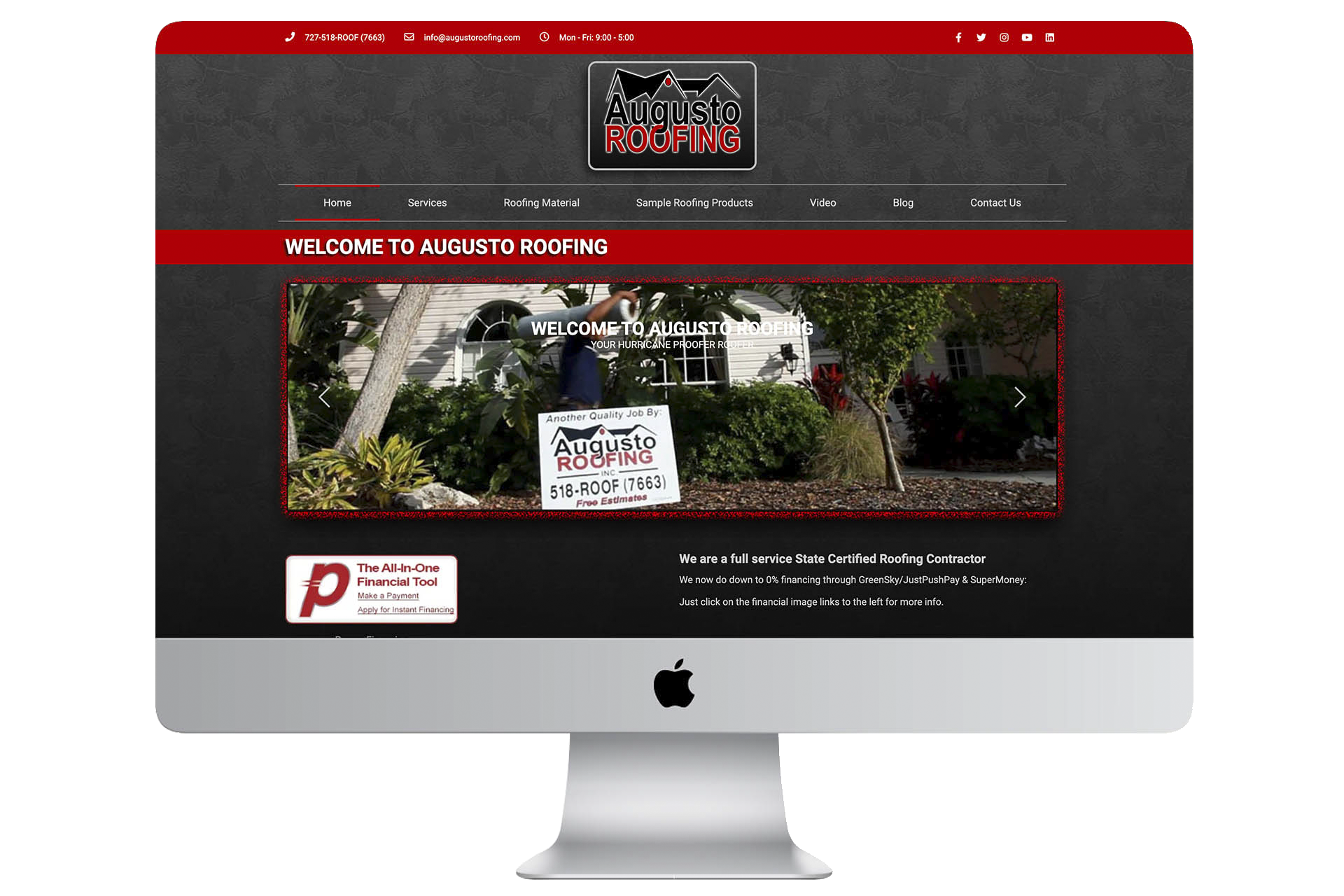 Website Construction Agency for Roofers